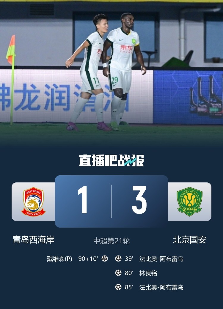 开云体育在线-客胜西海岸，国安创多项成就：联赛客场500积分，中超联赛1000球